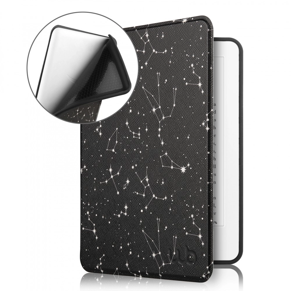 Capa Novo Kindle Paperwhite 11ª Geração 2021 tela 6,8 WB Ultra Leve Silicone Flexível Auto Hibernação e Fecho Magnético Costelação