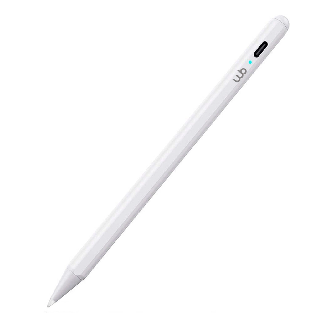Caneta Pencil WB Para iPad com Palm Rejection e Ponta de Alta Precisão 1.0mm Branca