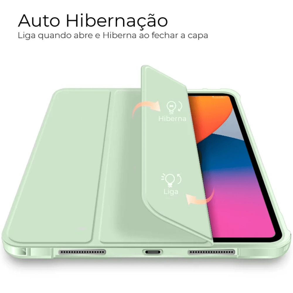 Capa iPad Air 4ª e 5ª Geração 10.9 Polegadas WB - Ultra Leve Auto Hibernação Antichoque