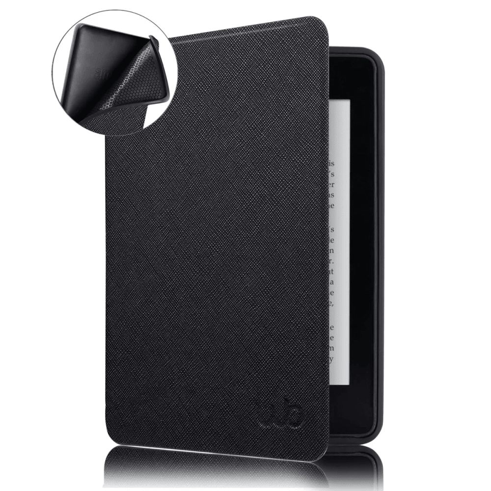 Capa Novo Kindle Paperwhite 11ª Geração 2021 tela 6,8 WB Ultra Leve Silicone Flexível Auto Hibernação e Fecho Magnético Preta