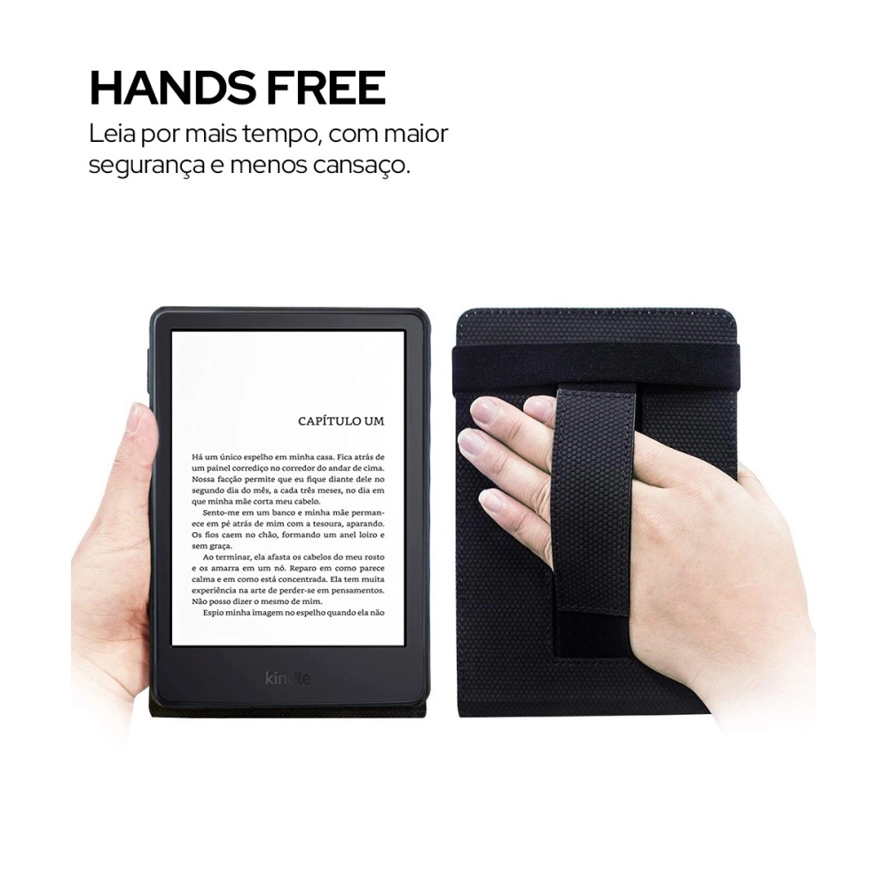 Capa Novo Kindle Paperwhite 11a Geração WB Premium Freedom Auto Hibernação Preto