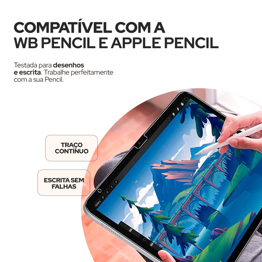 Película De Vidro Temperado WB para iPad 10.9" polegadas