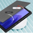 Capa Tablet Samsung Galaxy Tab A7 10.4 Polegadas WB Apoio Multiangular Auto hibernação Slim Tecido Preto