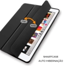 Capa iPad 7a, 8a e 9a Geração 10.2 Polegadas WB Premium Slim Antichoque com Compart. para Pencil Preta