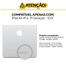 Capa iPad Air 4ª e 5ª Geração 10.9 Polegadas WB - Ultra Leve Auto Hibernação Antichoque Preta