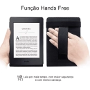 Capa Kindle 10a Geração WB Alça Elástica e Auto Hibernação Freedom Preta