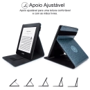 Capa Kindle Paperwhite 10a Geração WB Alça Elástica e Auto Hibernação Freedom Mandala Azul