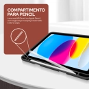 Capa Novo iPad 10° Geração 10,9’ WB com Teclado, trackpad e Compart. para Pencil Preta