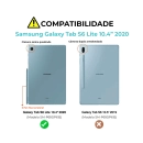 Capa Samsung Galaxy Tab S6 10.4 Polegadas 2020 Rígida translucida Cinza Espacial