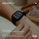 SmartWatch WB Watch 45mm tela 1,85' Fitness tracker 24 modos esportivos Preto